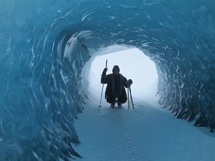 Blue Ice Cave Adventure from the Glacier Lagoon