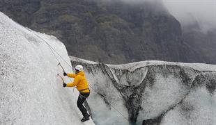 Ice Climbing Vatnajokull Glacier